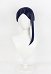 Arcane LOL Caitlyn Peluca de Cosplay Peluca Corta Azul Oscuro