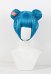 Arcana LOL Jinx Cosplay Peluca Azul Doble Peluca