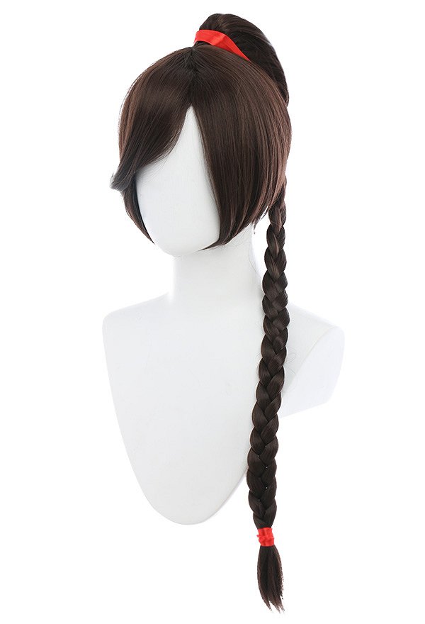 Avatar Ty Lee Braid Brown Cosplay Wig