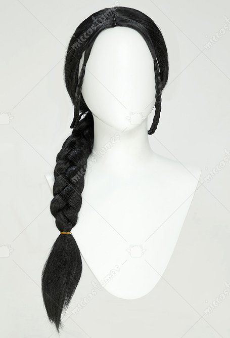Avatar: Le Dernier Maître de l'Air Katara Perruque Cosplay Perruque Noire