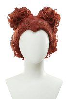 Alice in Wonderland Queen Cosplay Perücke Rotbraun Kurze Lockige Perücke Alice in Wonderland Queen Cosplay Perücke Rotbraun Kurze Lockige Perücke