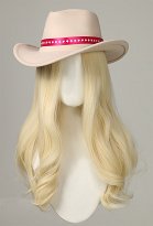 Barbara Movie Doll Dérivé Perruque Blonde de Costume de Cow-Boy en Jean Barbara Movie Doll Dérivé Perruque Blonde de Costume de Cow-Boy en Jean