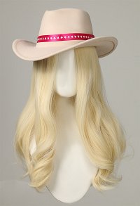 Barbara Movie Doll 2023 Cosplay Wig Middle Part Long Golden Wig