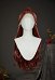 Beauty and the Beast Belle Cosplay Wig Reddish-brown Long Curly Lace Wig