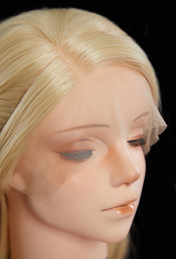 Barbara Dancing Princesses Genevieve Cosplay Wig Light Blonde 27.56-inch Long Braided Lace Wig
