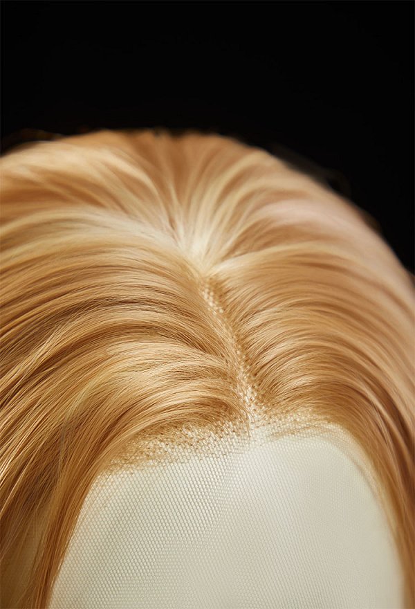 Peluca cosplay de Orin de Baldur's Gate con mechas doradas peluca trenzada de 130 cm de largo