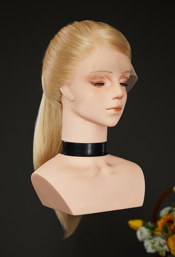 Barbara The Island Princess Rosella Cosplay Perücke Blonde Lace Front Perücke