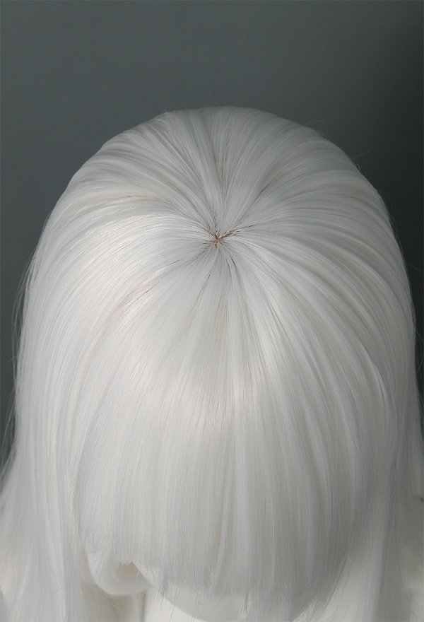 Inquisitor Cosplay Wig White Long Straight Wig with Bangs