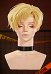 Cyberpunk 2 Roman Cosplay Wig Short Light Blonde Wig