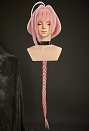 Cyberpunk 2 Talia Cosplay Wig Pink Long Braided Wig