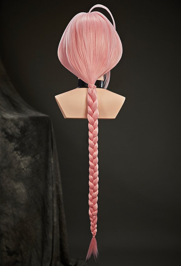 Cyberpunk 2 Talia Cosplay Wig Pink Long Braided Wig