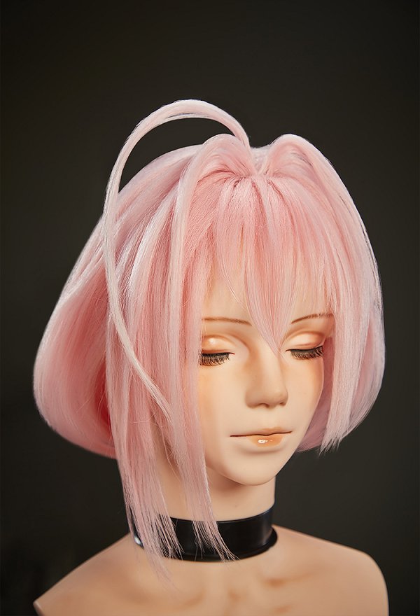 Cyberpunk 2 Talia Cosplay Wig Pink Long Braided Wig