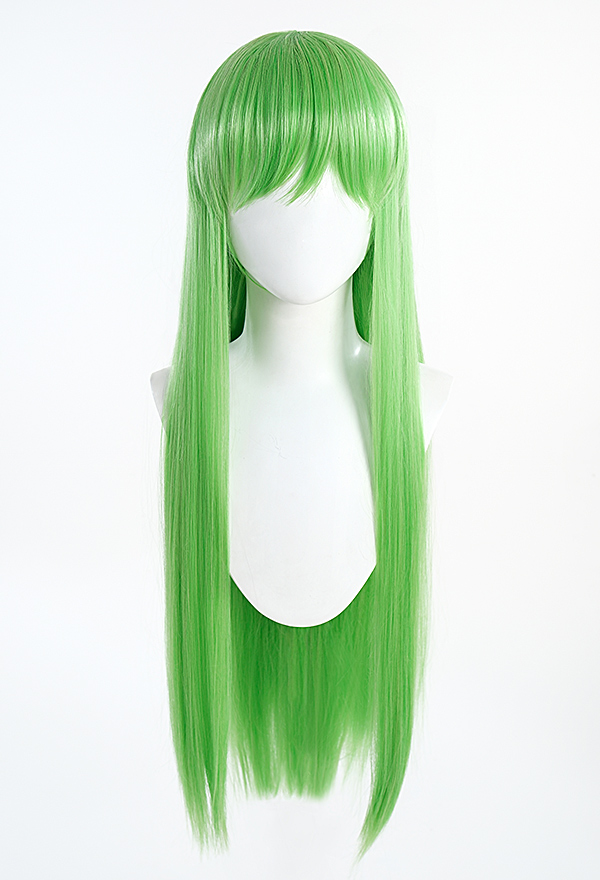 Code Geass: Lelouch of the Rebellion C.C. Cosplay Peluca Larga Verde