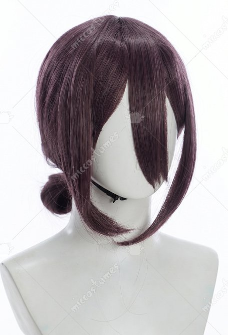 Chainsaw Reze Cosplay Perücke Lila Kurze Perücke