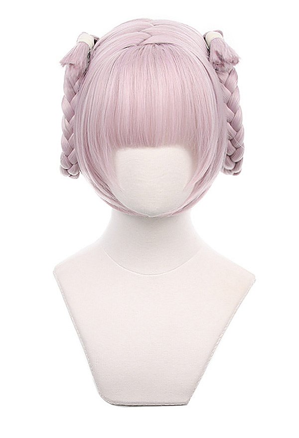 Call of the Night Nanakusa Nazuna Pink Braids Long Cosplay Wig