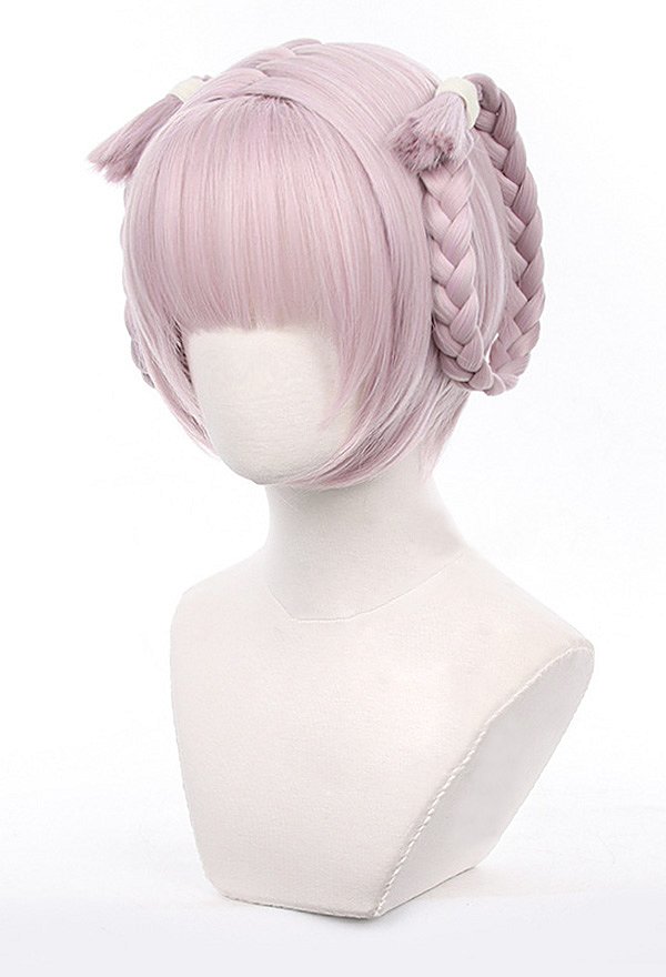Call of the Night Nanakusa Nazuna Pink Braids Long Cosplay Wig