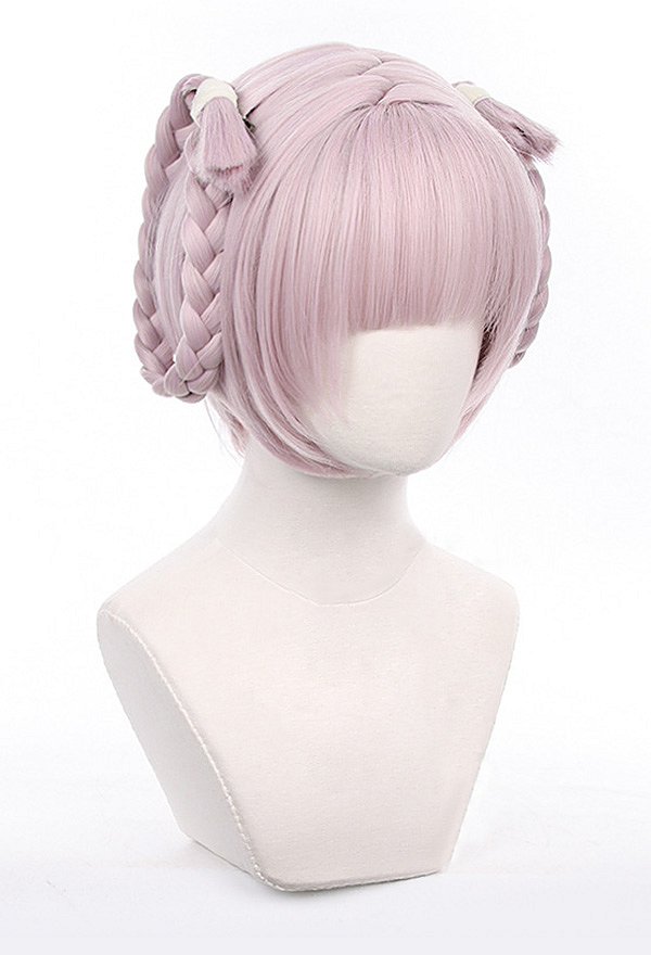 Call of the Night Nanakusa Nazuna Pink Braids Long Cosplay Wig