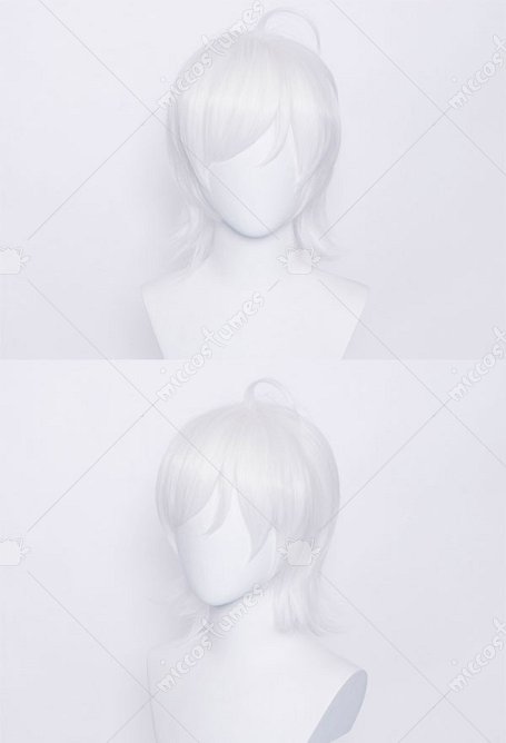 Short Wig with Bangs Multicolor Optional Cosplay Wig