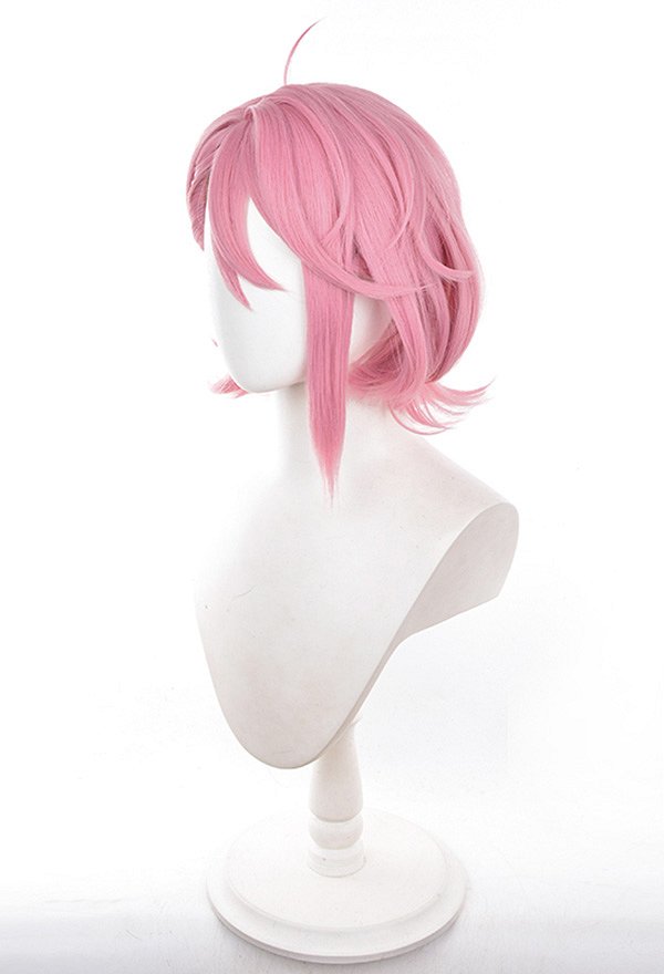 DDD Aira Shiratori Cosplay peluca corta peluca rosa
