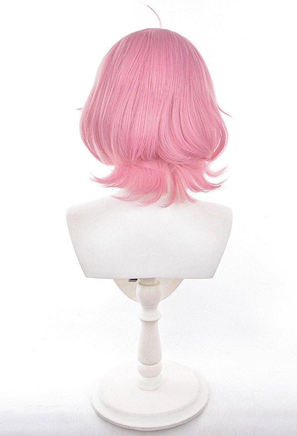 DDD Aira Shiratori Cosplay peluca corta peluca rosa