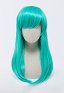 Anime Bulma Green Straight Long Cosplay Wig