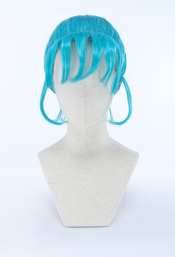 Anime Z Bulma Braid Ponytail Cosplay Wig