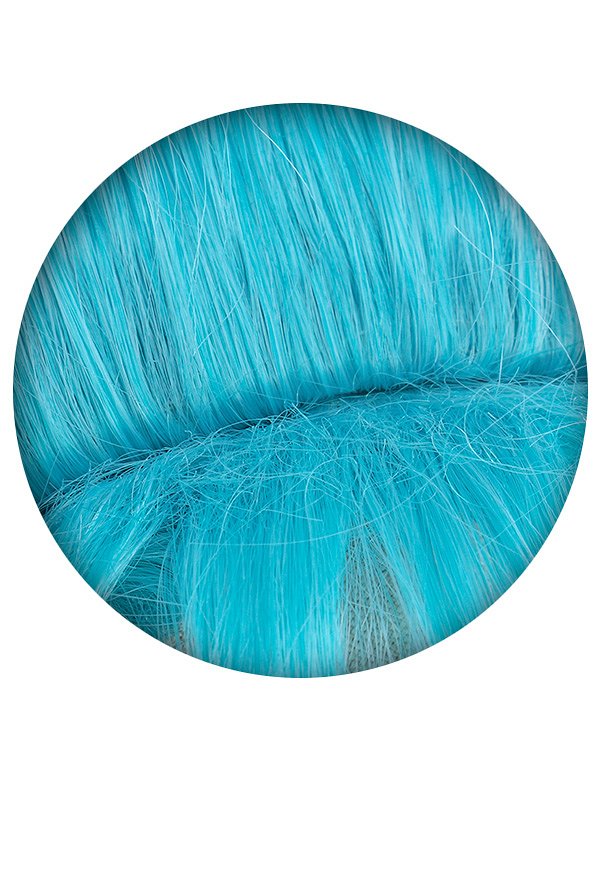 Anime Z Bulma Braid Ponytail Cosplay Wig