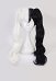 Danganronpa Monokuma Kimono Half Black White Double Tail Cosplay Wig