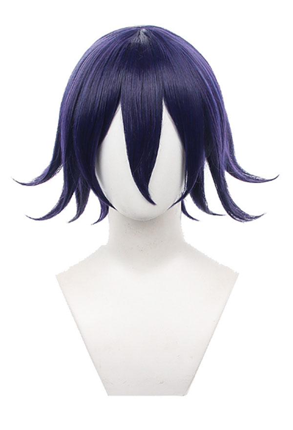 Danganronpa V3 Kokichi Oma Gradient Farbig Cosplay Perücke