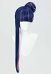 Panty Stocking Stocking Cosplay Wig Long Straight Blue Pink Wig with Bangs