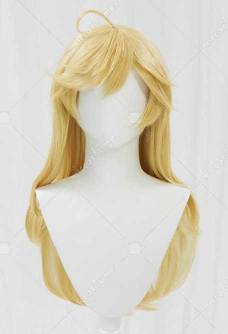 Panty Stocking Panty Disfraz de Cosplay Pelucas Doradas Largas para Cosplay de Ángel Panty con Medias de Tirantes