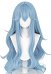 Mobile Suit Girl MS Girl Blue Long Curly Cosplay Wig