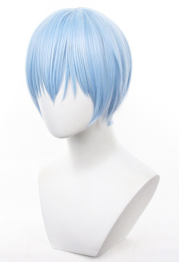 Friren: Beyond Journey's End Himmel Cosplay Wig Short Light Blue Wig