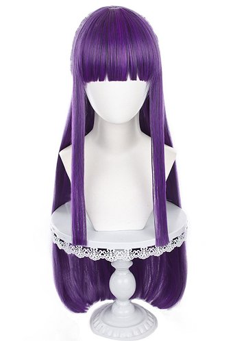 Friren: Beyond Journey's End Fern Cosplay Wig Long Straight Purple Wig