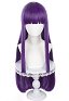 Cosplay Fern Peluca larga de color violeta