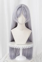 Friren at the Funeral Friren Cosplay Wig Long Straight Silver Grey Wig Friren at the Funeral Friren Cosplay Wig Long Straight Silver Grey Wig