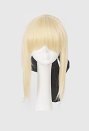 Fate Grand Order Black Saber Light Golden Golden Mid Long Cosplay Wig