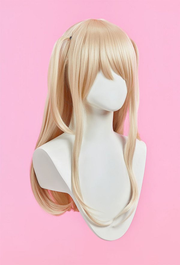 Fate/kaleid liner Prisma Illya Cosplay Wig Beige Blonde Long Wig