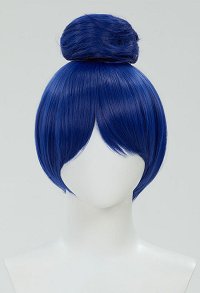 Five Nights at Freddy's Ballora Cosplay Wig Short Blue Wig with High Bun