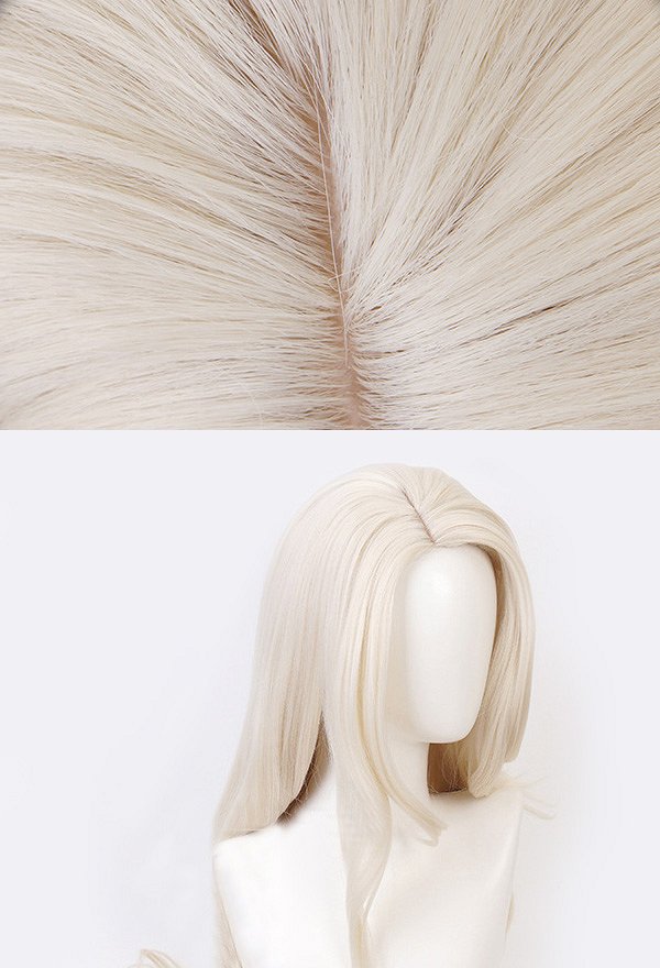 Princess Elsa Silver Long Cosplay Wig