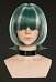GACHIAKUTA Guita Hebby Cosplay Wig White Highlight Light Green Short Wig