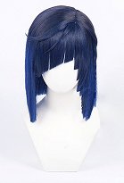 Genshin Impact Yelan Cosplay Corta Peluca de Azul Genshin Impact Yelan Cosplay Corta Peluca de Azul