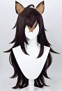 Genshin Impact Dehya Cosplay Wig Blonde Highlight Black