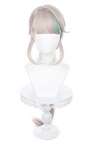 Genshin Impact Lynette Cosplay Wig Long Curly Silver Grey Wig Genshin Impact Lynette Cosplay Wig Long Curly Silver Grey Wig