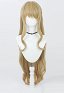 Genshin Impact Perruque de Cosplay Navia Blonde Longue Ondulée Perruque Bouclée