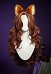Perruque MH Clawdeen Cosplay Perruque longue bouclée brune en dentelle