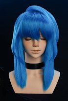 Ghost in the Shell Motoko Kusanagi Cosplay Wig Blue Short Wig Ghost in the Shell Motoko Kusanagi Cosplay Wig Blue Short Wig