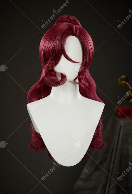 Hercules Meg Cosplay Wig Dark Red Wig