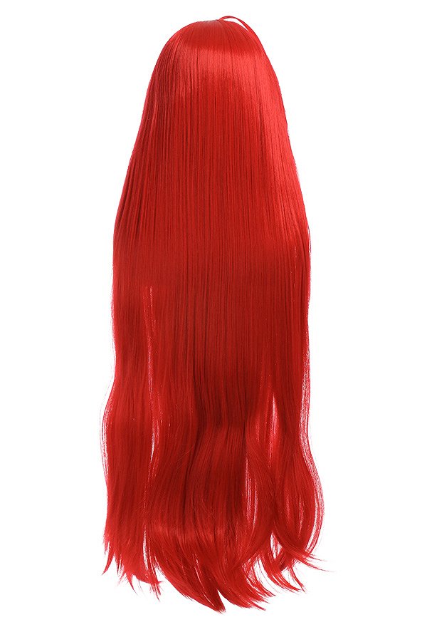 High School DxD Rias Gremory Cosplay Perücke Rot Lange Cosplay Perücke mit Pony