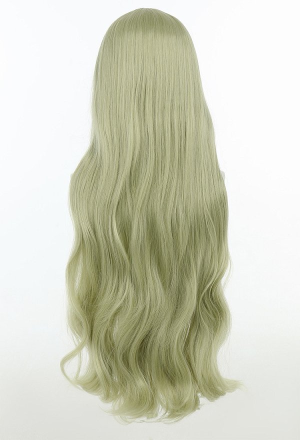 Honkai Impact 3rd Mobius Cosplay Wig Long Curly Light Green Wig